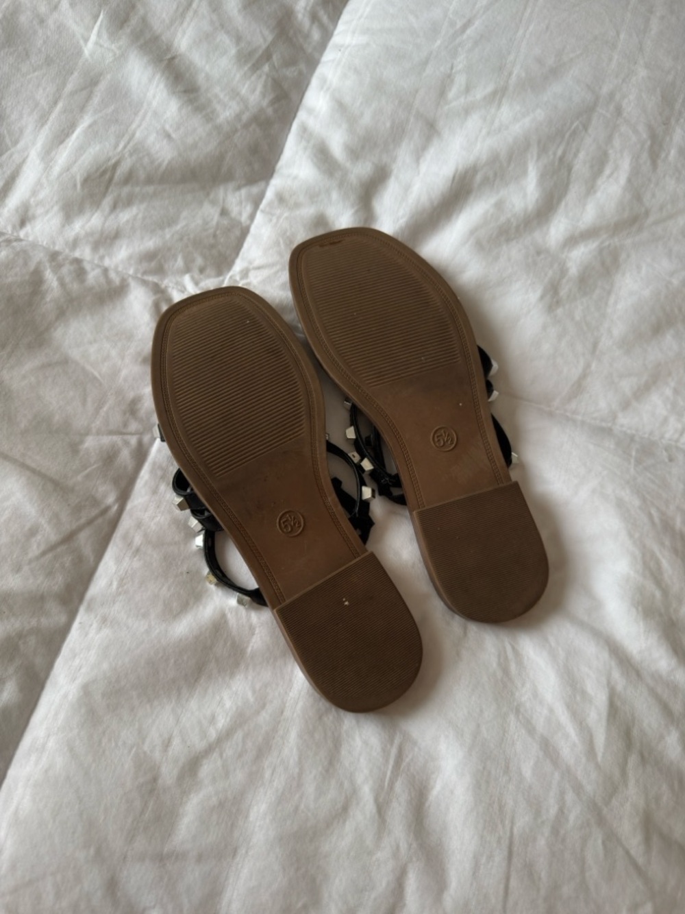 Studded Multi-Strap Slide Sandals - Picture 5 of 6